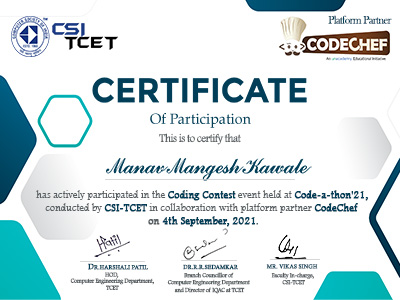 Certificate 3